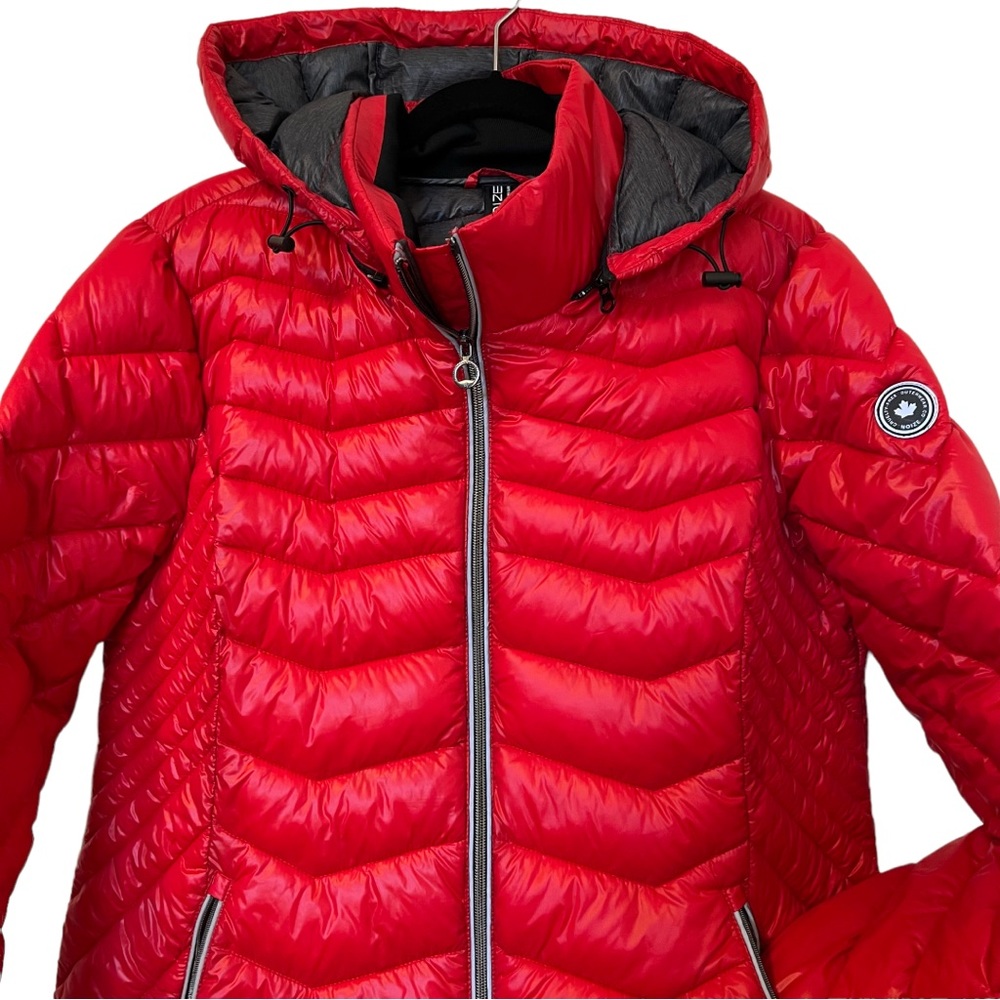Noize Outerware Clair Red Puffer Jacket In Xl. Mi… - image 6
